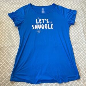 Secret Treasures Let’s Snuggle Sleep Tee Dress L/XL